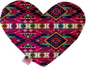 Pink Southwest Heart Dog Toy (size: 6 Inch)