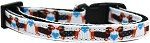 Doxie Love Nylon Ribbon Dog Collar
