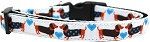 Doxie Love Nylon Ribbon Dog Collar