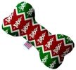 Chevron Christmas Trees Bone Dog Toy