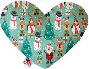 Frosty and Friends Heart Dog Toy (size: 8 Inch)