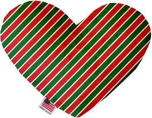 Christmas Stripes Heart Dog Toy (size: 8 Inch)