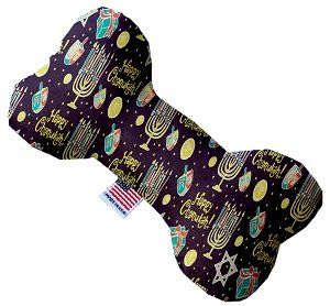 Happy Chanukah Bone Dog Toy (size: 8 Inch)