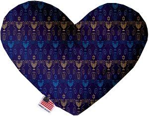 Menorah Madness Heart Dog Toy (size: 8 Inch)