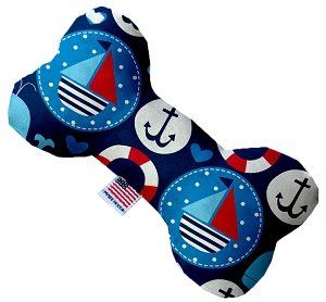 Anchors Away Bone Dog Toy (size: 10 Inch)