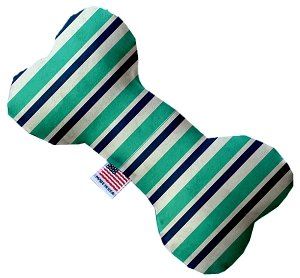 Aquatic Stripes Bone Dog Toy (size: 10 Inch)